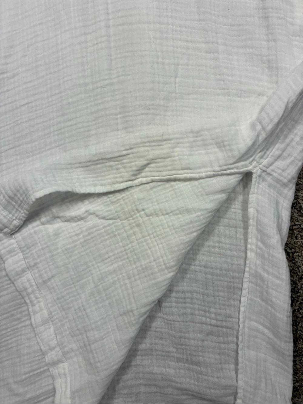 Lou & Grey Split Neck Triple Cloth Gauze Maxi Dress - Picture 12 of 13
